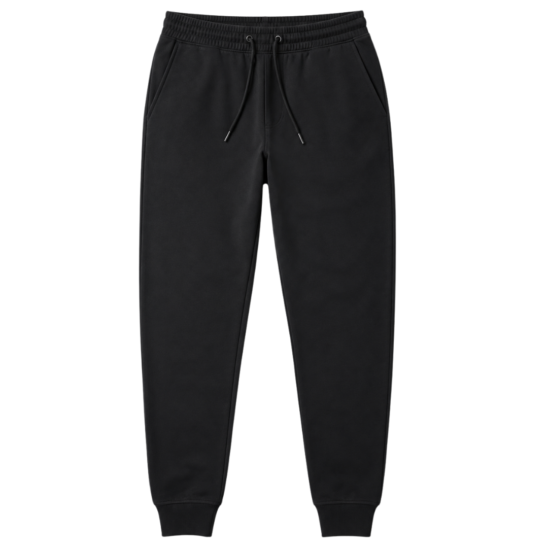 Premium Tapered Jogger Trousers – Black | Kollburm
